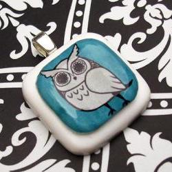 Blue Owl Pendant
